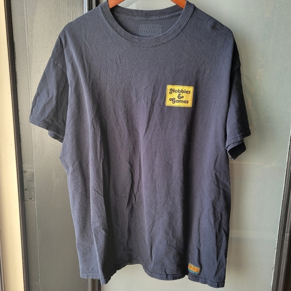Steven Rhodes Mens XL Hobbies & Games T Shirt Black Tag You’re It! Short Sleeve - Picture 2 of 11